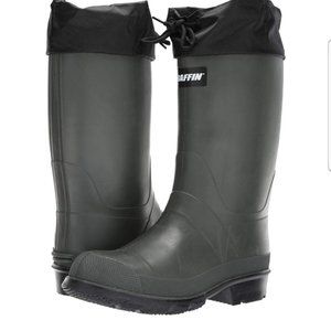 Baffin Black and Green Rain & Snow Boots